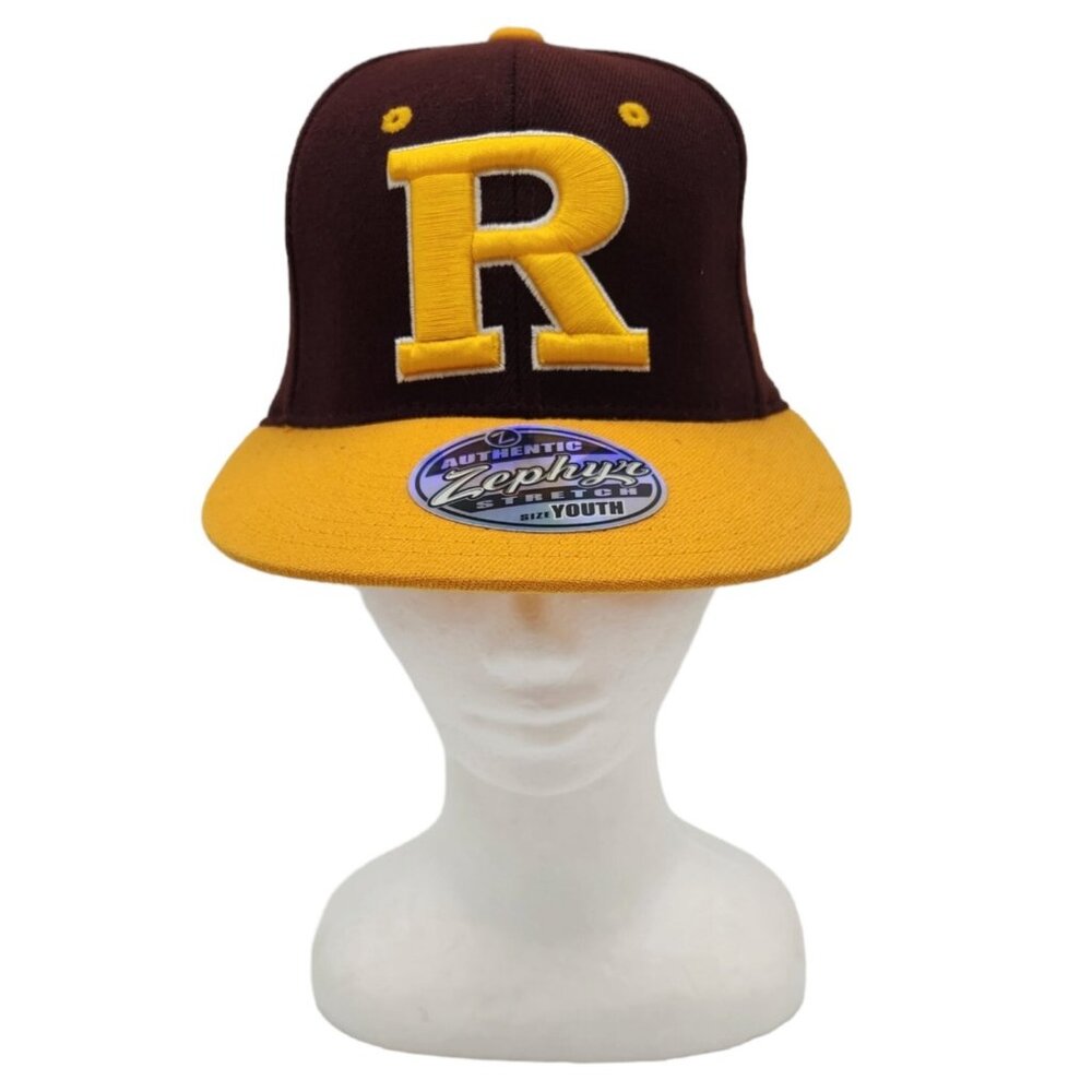 NCAA Zephyr Hat Cap Colorado State Rams Hat Maroon Yellow Youth Stretch NEW